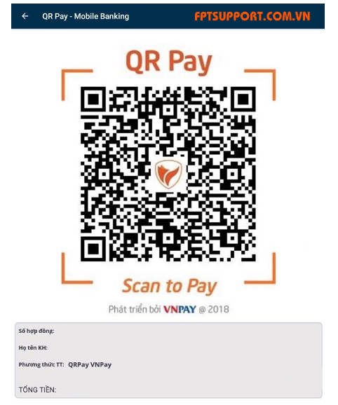 quét mã qr thanh toán